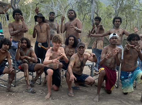 Young Aboriginal men participating in Adventure Based Indigenous Therapy camp